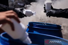 Pemusnahan barang bukti narkotika di Bandung