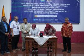 Unila dan Sekjen MPR RI teken MoU untuk perkuat kajian ketatanegaraan