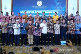 Terpilih Gubernur Rudy Mas'ud, Bobby Nasution hadiri Munas APPSI