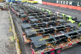 INKA lanjutkan ekspor 135 unit Car Flat Top Wagon ke Selandia Baru