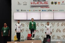 Jatim unggul sementara perolehan medali ju-jitsu PON Bela Diri Kudus