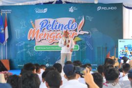 Pelindo tutup rangkaian kegiatan mengajar di SMP Hang Tuah 4 Surabaya