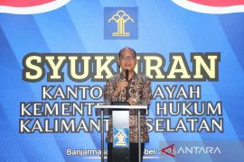 Syukuran capaian kinerja, Kemenkum Kalsel fokus raih predikat WBK