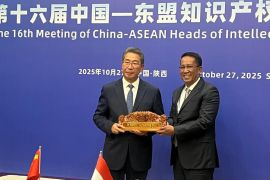 Menkum bertemu perwakilan China galang dumungan inisiasi Indonesia tentang royalti