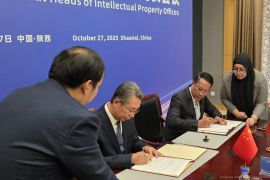 Menkum Supratman bertemu perwakilan China-Asean di Xi'an, China