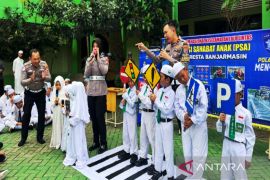 Polantas Banjarmasin ajak anak pahami keselamatan berlalu lintas