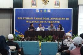 Malut jadi provinsi pertama di Indonesia gelar Pelatihan Paralegal Klasikal