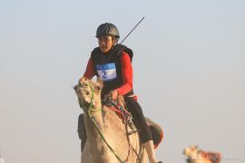 Indonesia debuts in camel racing at Asian Youth Games