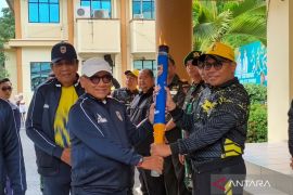 Wabup HST sambut kirab obor Porprov XII Kalsel 2025