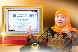Pemprov Jatim raih penghargaan pembentukan TTIS seluruh daerah
