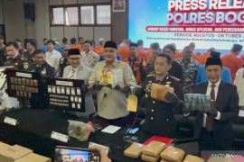 Polres Bogor sita barang bukti narkoba senilai Rp5,8 miliar