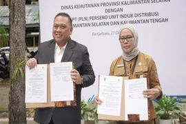 PLN Kalselteng dan Dishut Kalsel sepakati pembangunan jaringan listrik desa