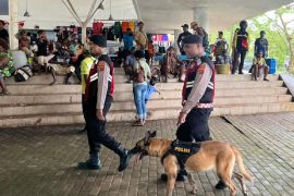 Polda Papua kerahkan unit satwa K-9 patroli di Perbatasan RI-PNG