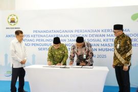 BPJS Ketenagakerjaan sinergi dengan DMI lindungi penggiat masjid