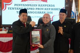 Pemprov - DPRD Babel paripurnakan Raperda APBD 2026