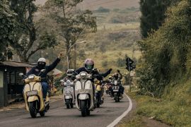 Skutik Classy Yamaha sukses tembus setiap tanjakan menuju Gunung Bromo
