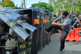 Polda Malut latih personelhadapi situasi kontinjensi