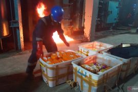 Bareskrim Polri musnahkan 2,1 ton narkoba di Kota Cilegon