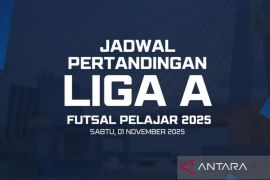 Delapan tim siap berlaga di pekan ke-4 Liga A Futsal Pelajar 2025, ini jadwalnya