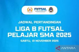 Liga B Futsal Pelajar 2025 kembali bergulir akhir pekan ini, berikut jadwalnya