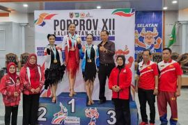 Kontingen HSS raih empat medali emas tiga cabor Poprov XII