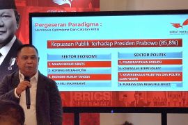 Great Institute: Kepuasan publik terhadap Prabowo capai 85 persen