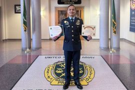 Indonesian Air Force officer tops US Army Military Police course