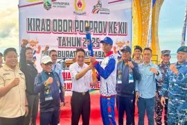 Pemkab Kotabaru sambut kirab obor Porprov XII Kalsel