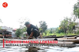 Feature - Bamboo Rafting Loksado, Warisan Dayak Meratus di Jantung Geopark Kalsel Bagian 1