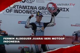 Fermin Aldeguer juarai seri MotoGP Indonesia