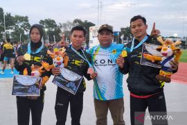 Porprov XII Kalsel 2025 - Atletik HST tambah dua medali emas dan dua perunggu