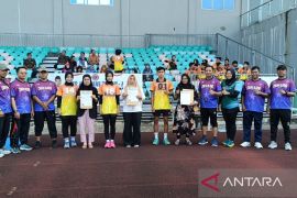 Tes jasmani tahap I, puluhan peserta Binlat hadir di Stadion Batu Canai