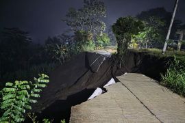 Tulungagung mitigasi dampak longsor putus jalan Nyawangan--Picisan