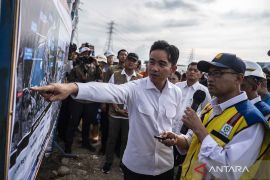 Wapres Gibran tinjau pembangunan Kolam Retensi Terboyo untuk atasi banjir Pantura Semarang