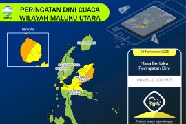 BMKG peringatkan cuaca ekstrem di Malut