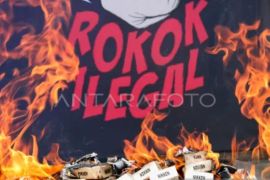 Bea Cukai Makassar jaring 156.200 batang rokok ilegal jalur ekspedisi