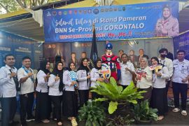 BNN se-Gorontalo sosialisasi P4GN di Peran Saka Nasional 2025