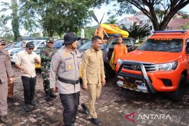 Sinergi hadapi potensi alam, Bupati Abdya dan Kapolres gelar apel siaga bencana