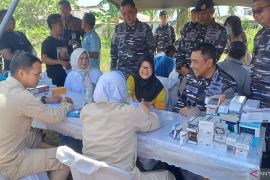 Pangkoarmada I ajak masyarakat Kampung Melayu Tanjungpinang jaga hasil pembangunan TMMD