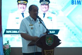 Bupati Asahan tegaskan komitmen pemerintah  penyaluran bantuan pangan