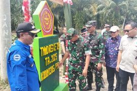 Jalan 5,8 kilometer di Pasaman Barat selesai dibangun melalui TMMD