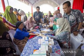 Layanan kesehatan program TMMD Di Indamayu
