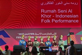 Sanggar tari Indonesia ramaikan fanzone Piala Dunia U17