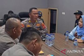 Polrestabes Palembang siagakan personel di kawasan rawan banjir