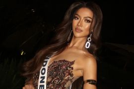 Sanly Liu Bersinar dengan Kebaya Garuda di Miss Universe 2025