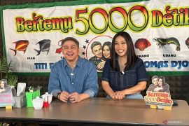 Penyanyi Titi DJ dan Thomas Djorghi luncukan lagu \"Bertemu 5.000 Detik\"