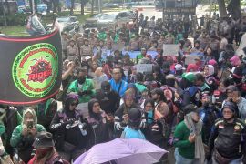 Ojol turun ke jalan, URC Bergerak tegaskan empat tuntutan