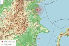 Gempa bumi dangkal, magnitudo 4,4 terjadi di Tarakan Kaltara