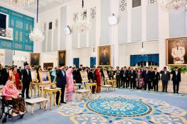 Gibran dampingi Prabowo pada penganugerahan pahlawan nasional