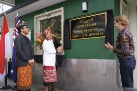 Konjen Australia gunakan aksara Bali untuk penamaan gedung diplomatik